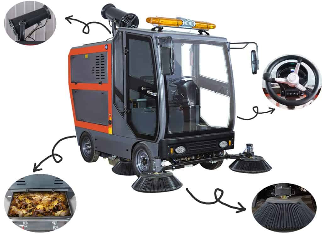 Street Sweeper Vehicle
